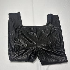Free People Size 29 Women’s Black Leathered Legging Going Out Pants